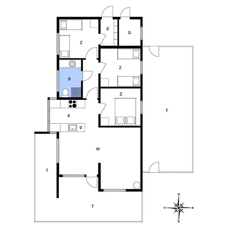 Feriehus Tv1102-hirtshals-oster-kjulvej-28 *